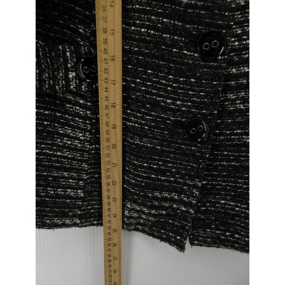 Travel Smith Jacket 10 Tweed Blazer Button Down Textured Boucle Lined - Picture 4 of 10